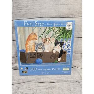 Fun Size Cats Puzzle by Persis Clayton Weirs 500 Piece Jigsaw 18 X 24